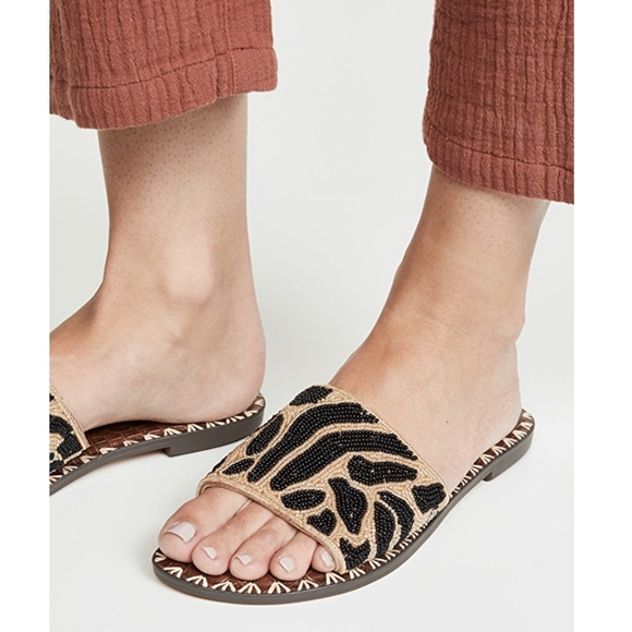 NEW Sam Edelman Gunner Beaded Slides - Picture 5 of 7
